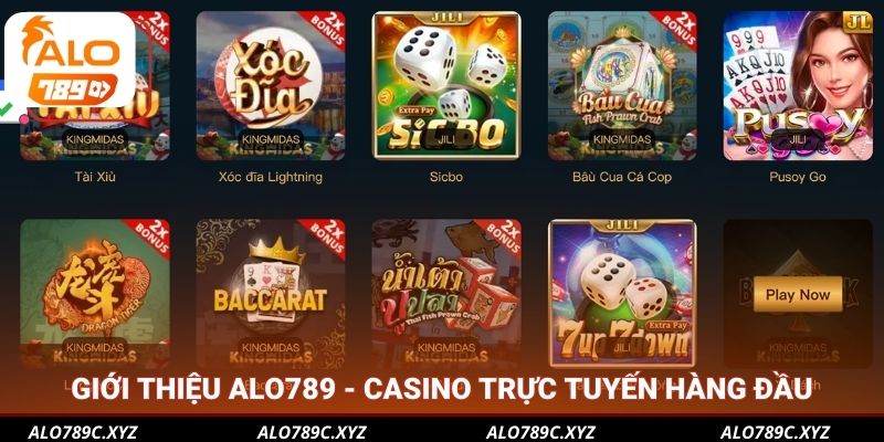 Giới thiệu Alo789 - Casino trực tuyến hàng đầu