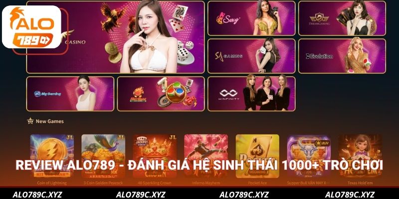 Review ALO789 - Đánh giá hệ sinh thái 1000+ trò chơi